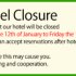 Notice of scheduled closure for piping work